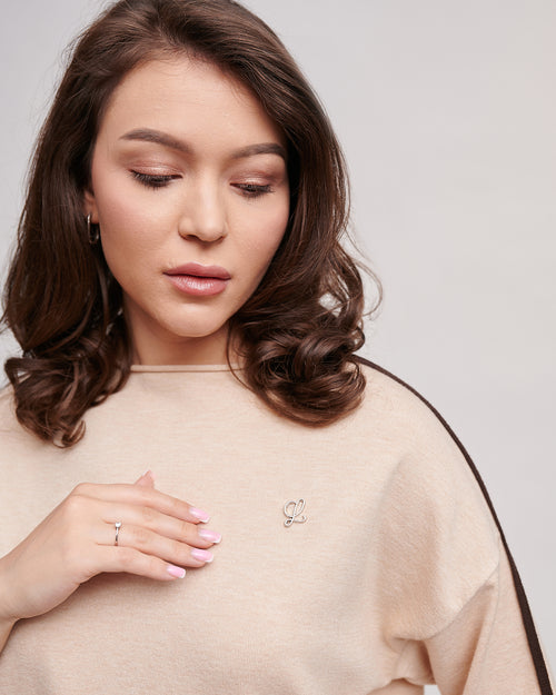 Sweter "L" w paski
