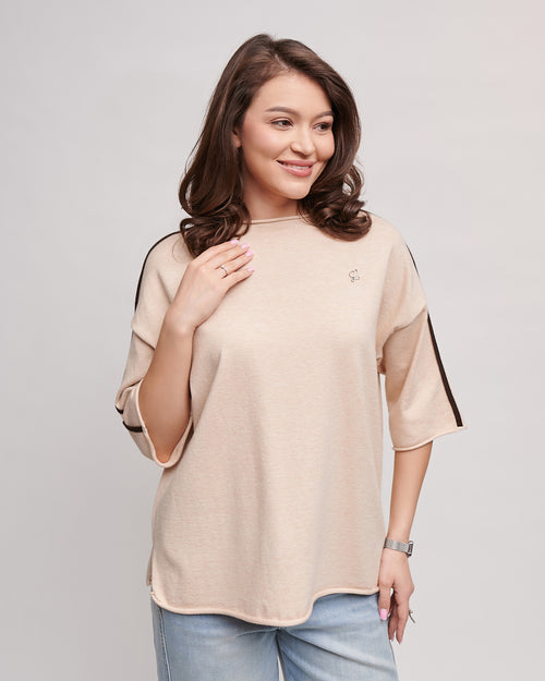 Sweter "L" w paski