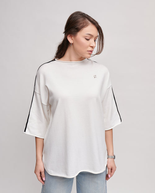 Sweter "L" w paski