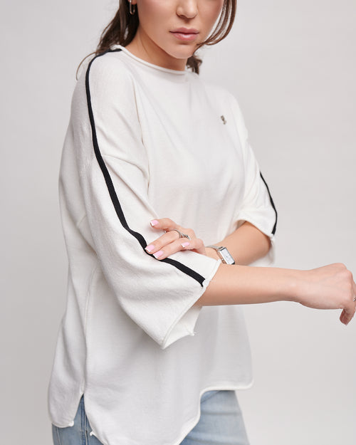 Sweter "L" w paski