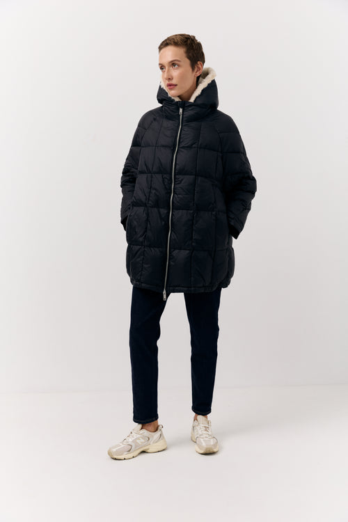 Pure Plush down jacket with fur lining