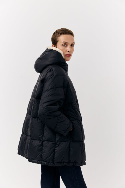 Pure Plush down jacket with fur lining