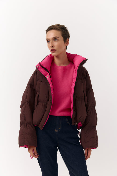 Chilly Aura Short quilted down jacket