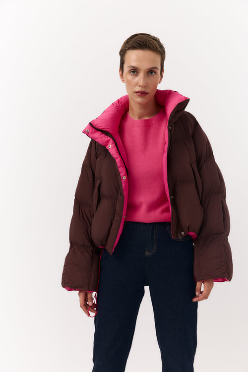 Chilly Aura Short quilted down jacket