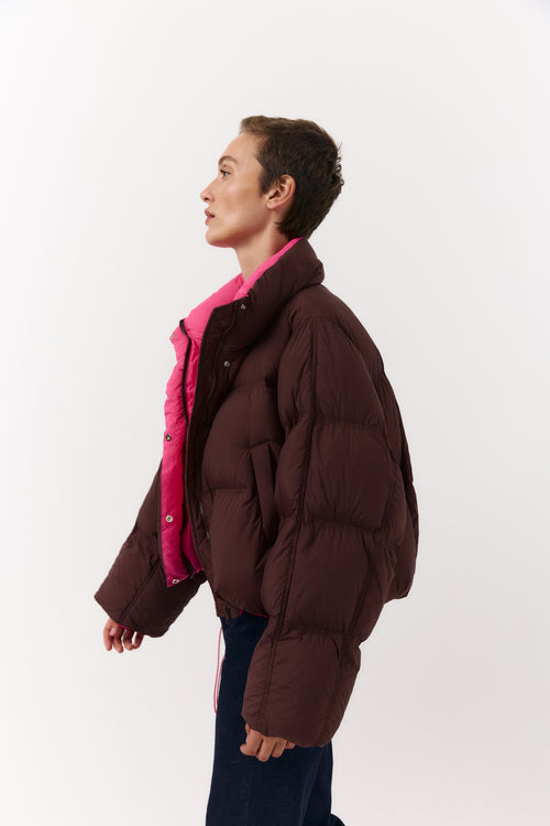 Chilly Aura Short quilted down jacket