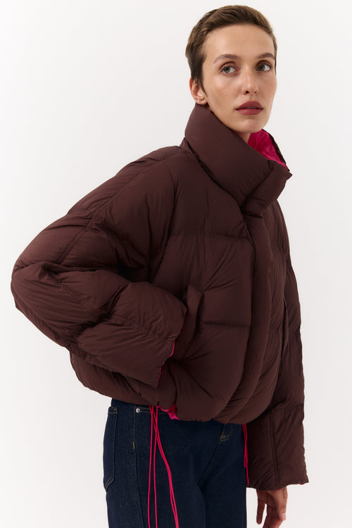 Chilly Aura Short quilted down jacket