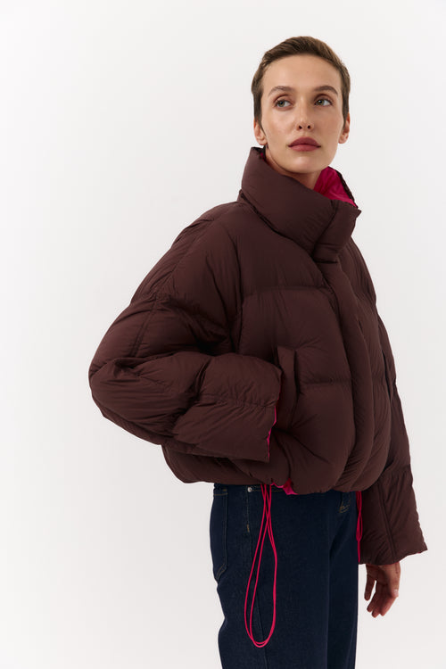 Chilly Aura Short quilted down jacket