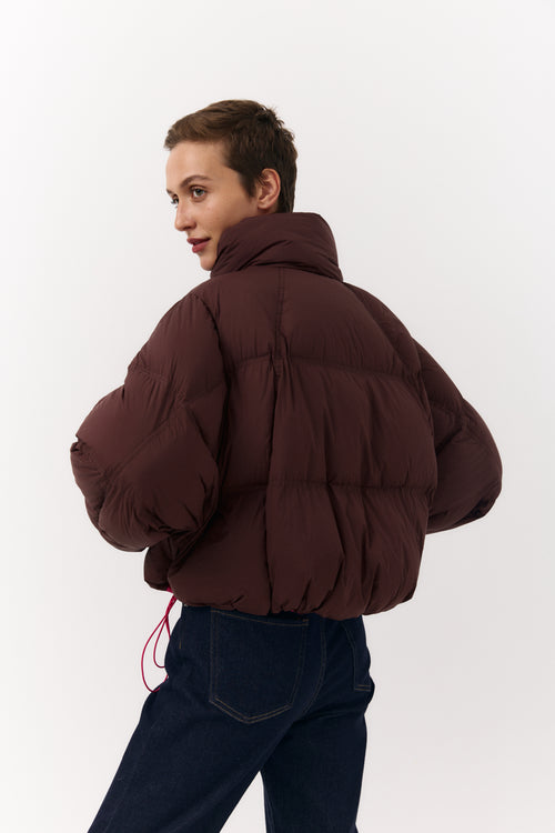 Chilly Aura Short quilted down jacket