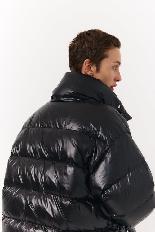 Gloss down jacket